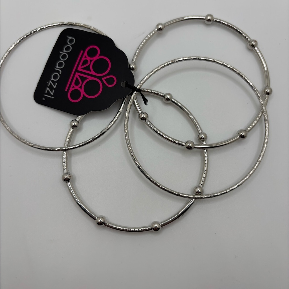 Paparazzi Silver Bracelet Set